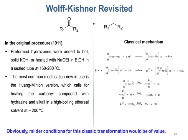 Hydrazine Chemistry in Organic Synthesis | PPT