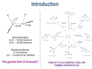 Hydrazine Chemistry in Organic Synthesis | PDF