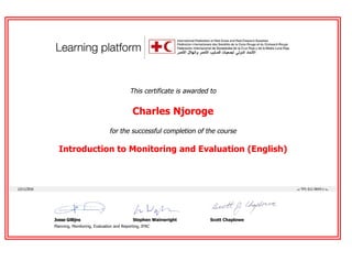 monitoring evaluationcertificate PDF