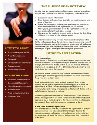 Interview Handbook for everyone must know | PDF