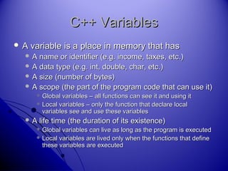 C++ Functions | PPT