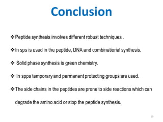 Side Reactions in Peptide Synthesis: Solution and Solid phase synthesis ...