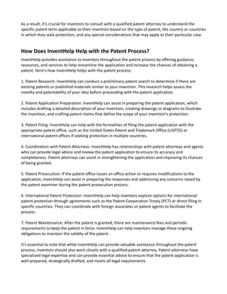 InventHelp: How To Patent Your Invention Idea? | PDF