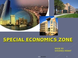 SPECIAL ECONOMICS ZONE
                          MADE BY:
                          SHIVANGI RAWAT

           SEZ 06/29/09            1
 