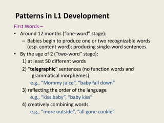 One Word Stage Example 169333807-Theories-of-Language-Learning.ppt