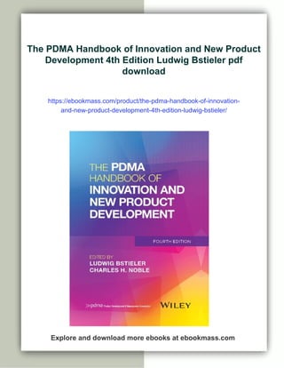 Pdma Pi Graph Report.pdf The PDMA Handbook of Innovation and New Product Development 4th Edition ...
