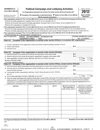 2012 990 Form - part 1 | PDF