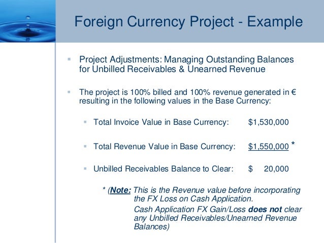 Does revenue include forex gains