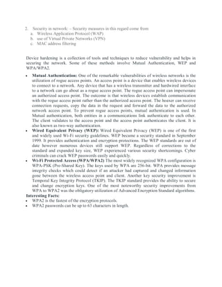cybersecurity mobile and wifi NET devices | PDF