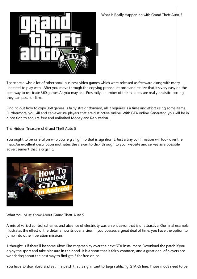 The Secret Of Grand Theft Auto 5 No One Is Talking About The Secret Of Grand Theft Auto 5 No One Is Talking About