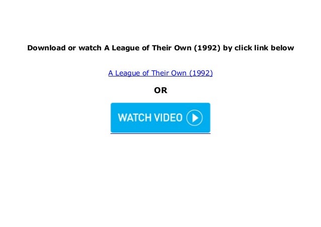watch a league of their own online