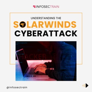 SOLARWINDS
@infosectrain
CYBERATTACK
UNDERSTANDING THE
 