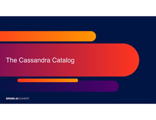 DataSource V2 and Cassandra – A Whole New World | PDF
