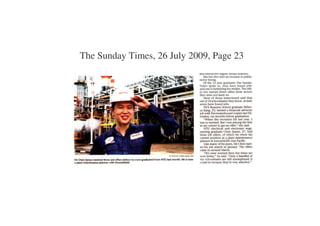 The Sunday Times, 26 July 2009, Page 23
 