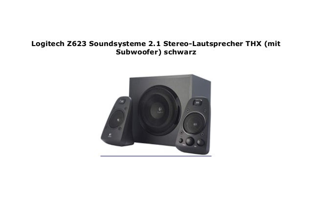 logitech thx subwoofer