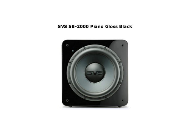svs sb 2000 gloss white
