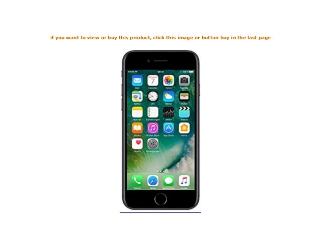 Apple Iphone 7 128 Gb Schwarz Apple Iphone 7 128 Gb Schwarz