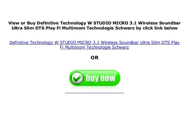 studio micro soundbar