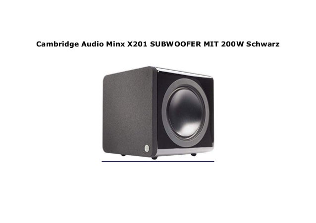 cambridge audio minx x201