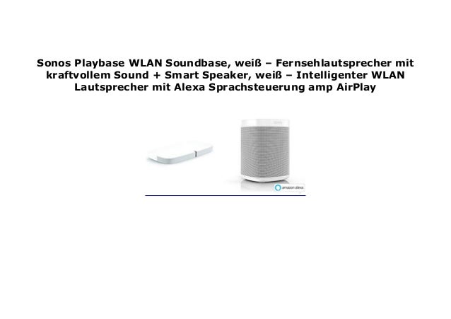 alexa sonos playbase