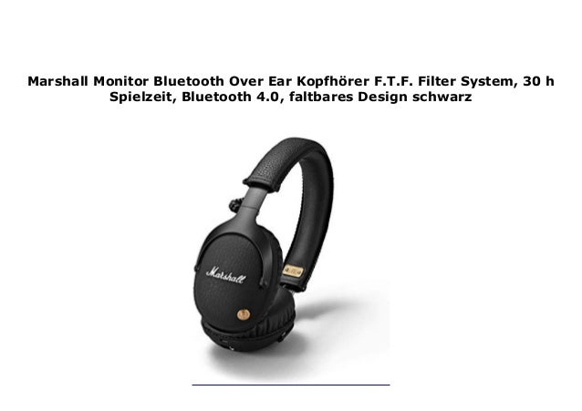 marshall monitor 3 bluetooth