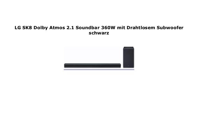 soundbar lg sk8 dolby atmos