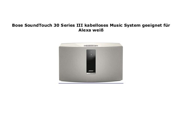 bose alexa soundtouch