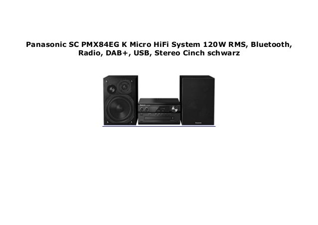 panasonic hifi system