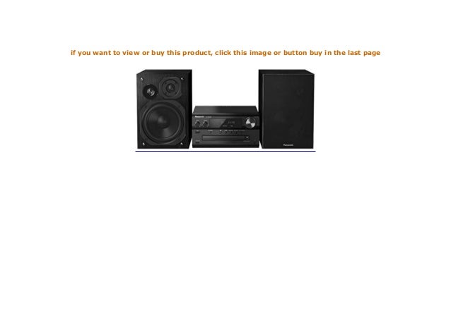 panasonic dab wireless hifi system