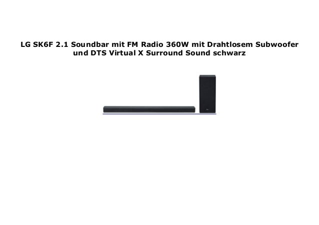 sk6f soundbar