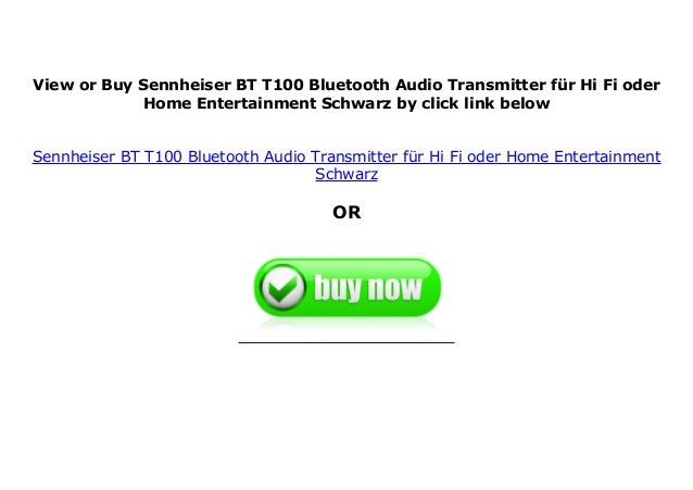 bluetooth audio transmitter sennheiser