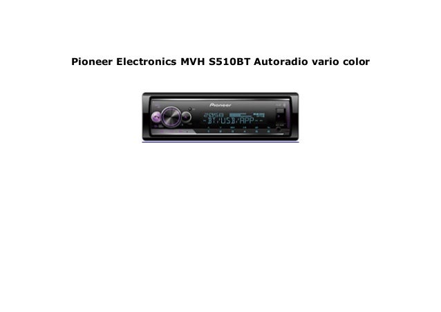 autoradio pioneer