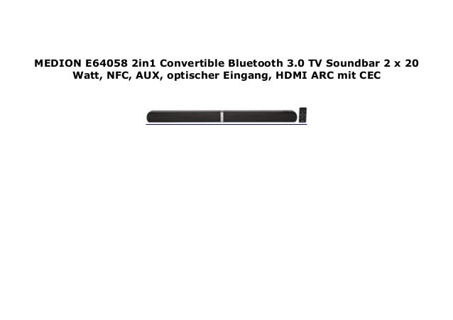 soundbar e64058