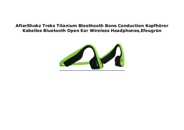 aftershokz titanium bone conduction bluetooth headphones