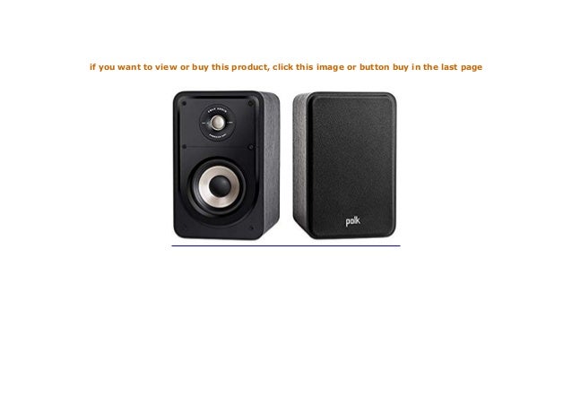polk audio signature s15e