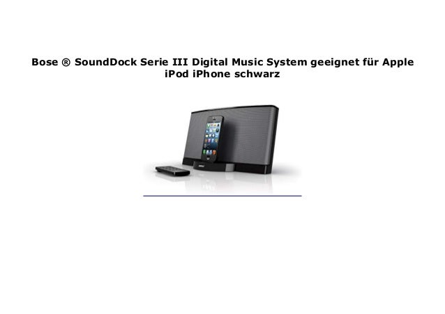 apple sounddock