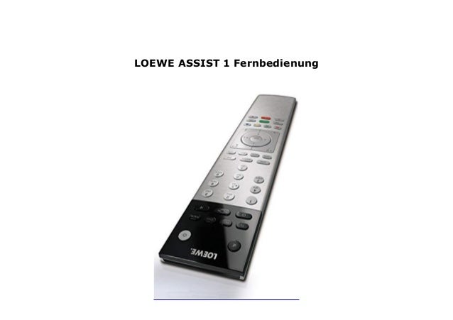 loewe assist remote control