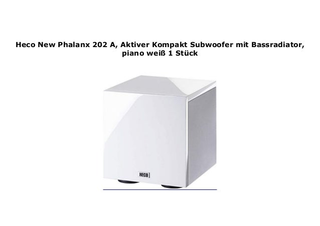kompakt subwoofer