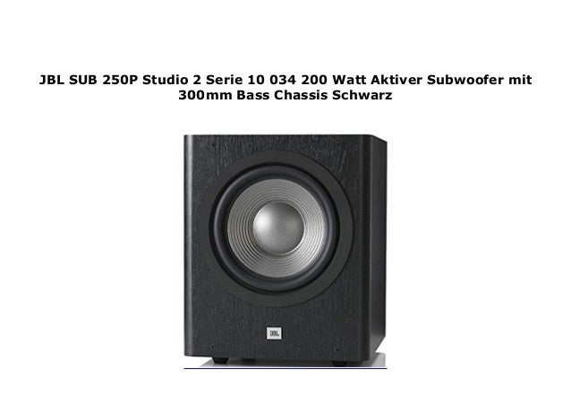 jbl studio 250p