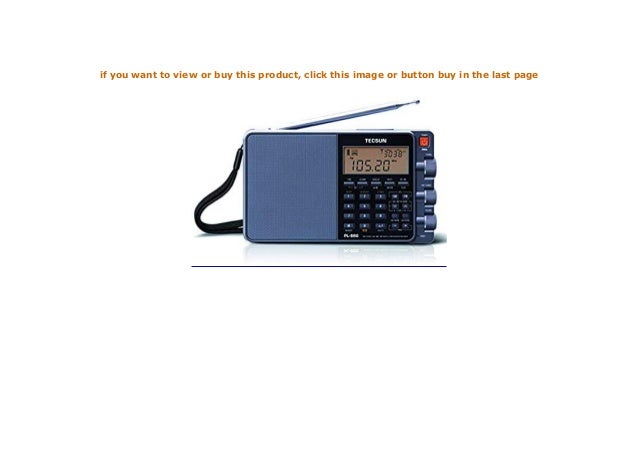 Tecsun Pl 0 Radiorekorder Tecsun Pl 0 Radiorekorder