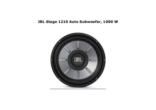 subwoofer jbl auto