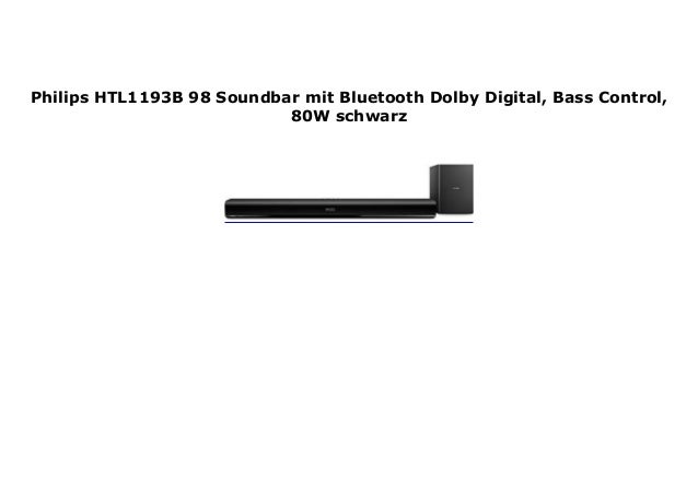 philips soundbar htl 1193