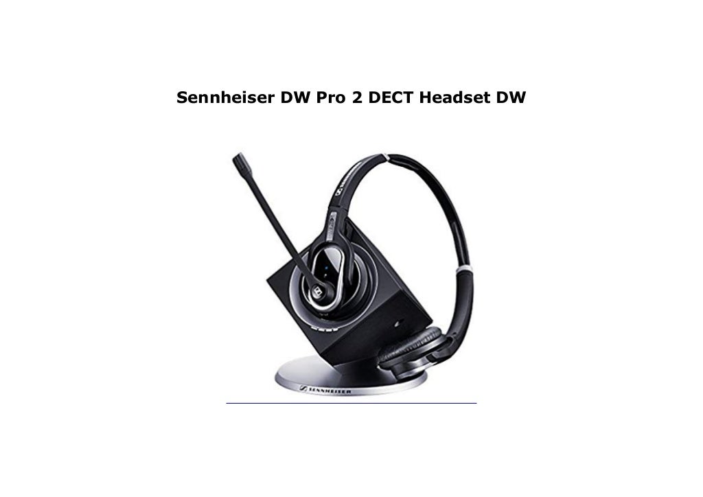 Sennheiser DW Pro 2 DECT Headset DW