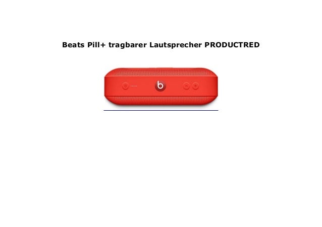beats pill product red