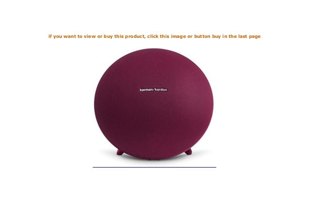 harman kardon onyx studio 5 watt