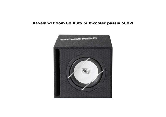 raveland subwoofer