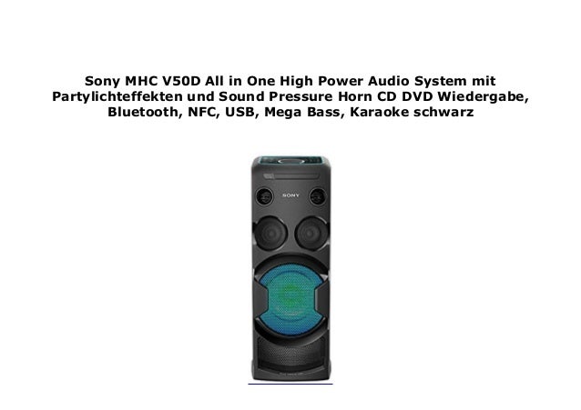 sony speaker mhc v50d