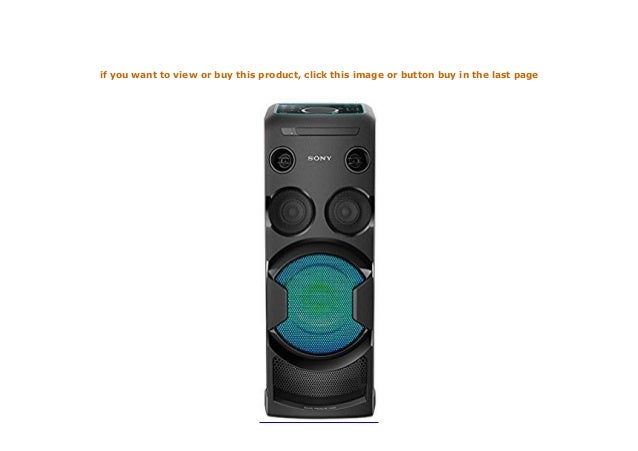 sony speaker mhc v50d