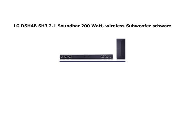 soundbar 200 watt
