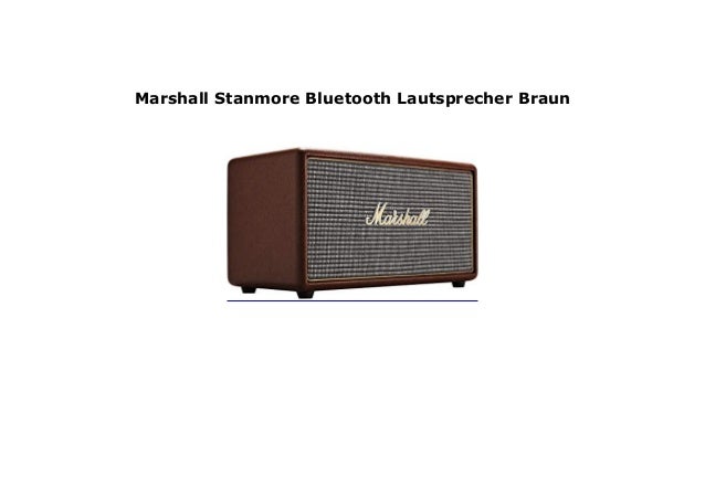 marshall lautsprecher stanmore